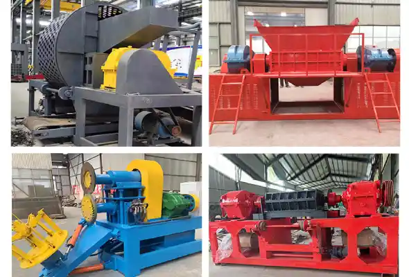 Rubber recycling machine