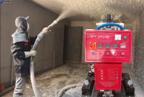 pu foam spray machine working principle