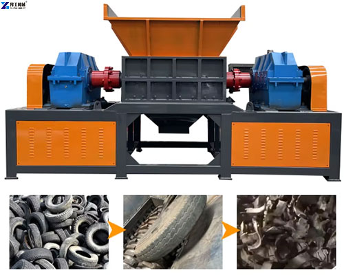 rubber shredder machine working principle