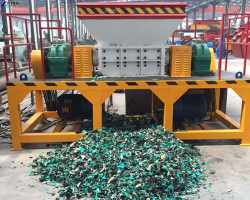 rubber shredder machine works