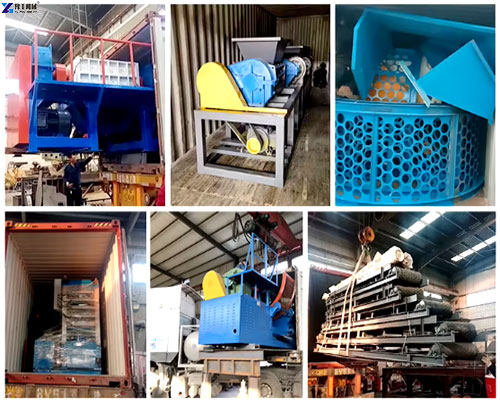 shipping of two shaft shredder