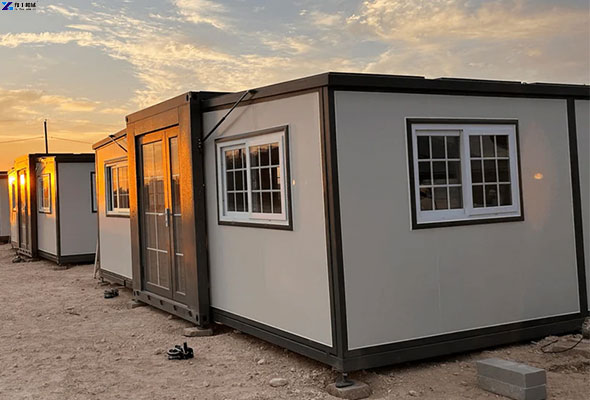 2 bedroom expandable container house usage