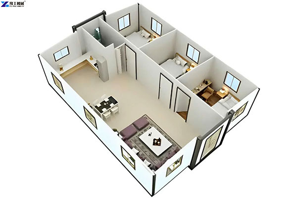 layout of cheap container homes for sale